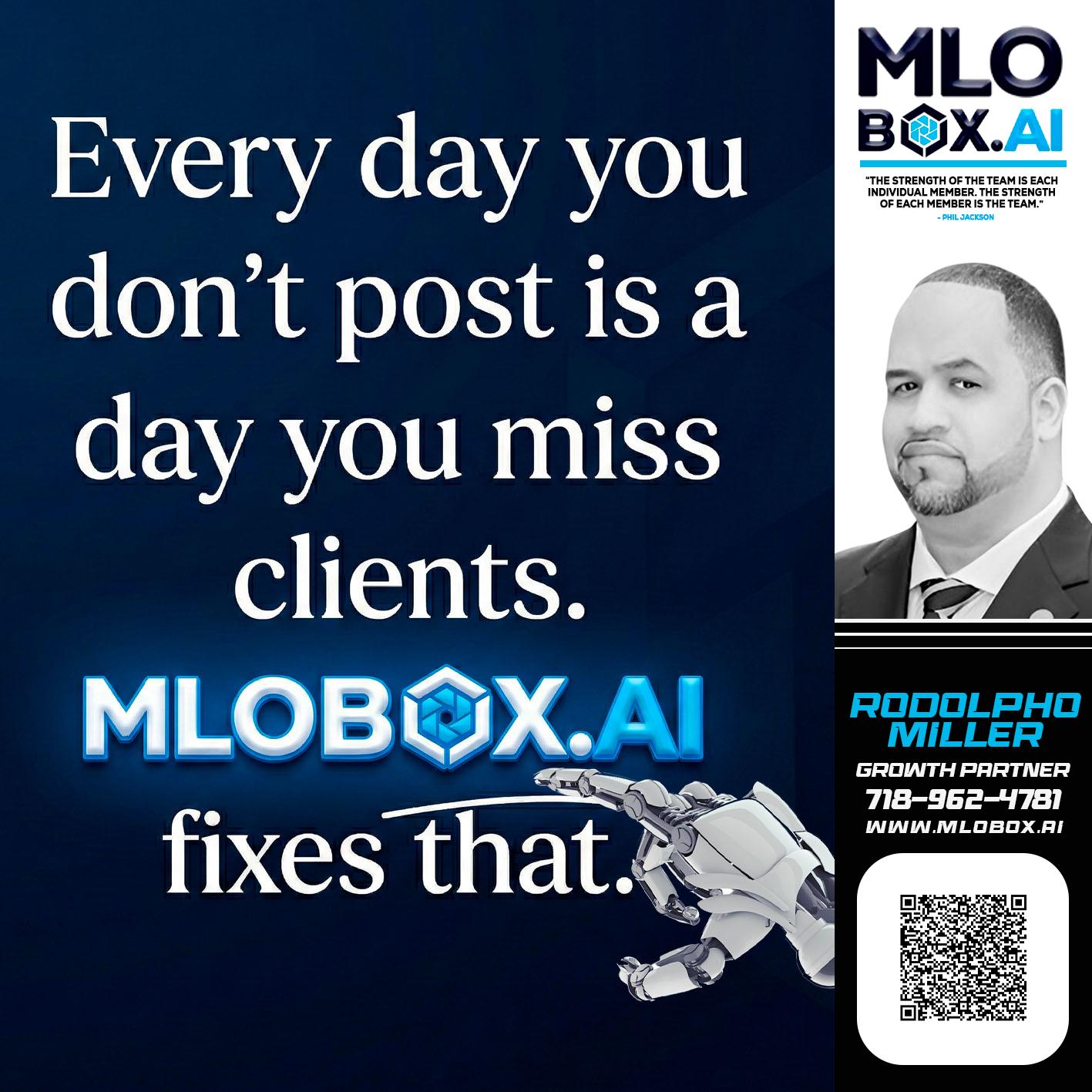 everyday - Rodolpho Miller -Division Manager- MLO