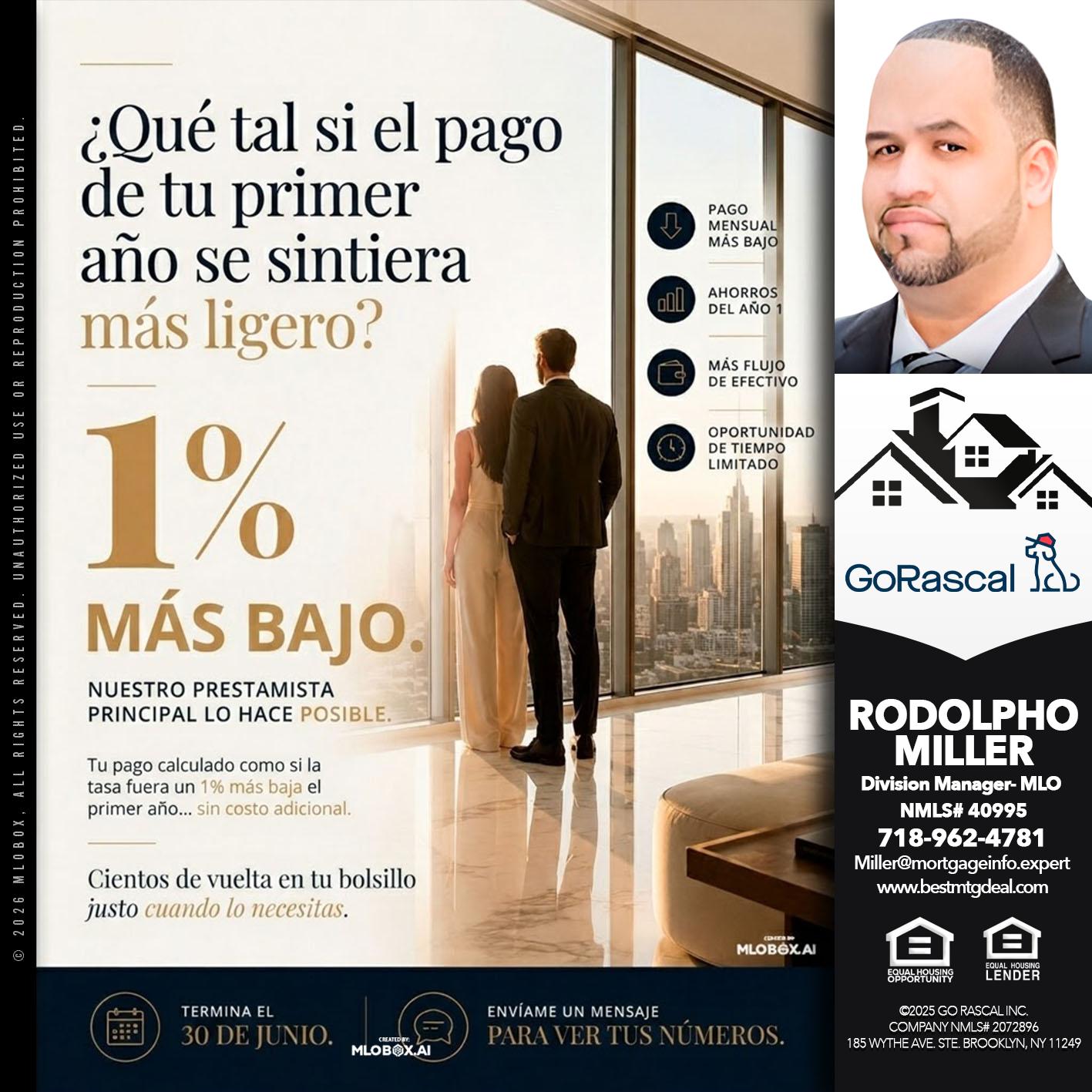 que tal si - Rodolpho Miller -Division Manager- MLO