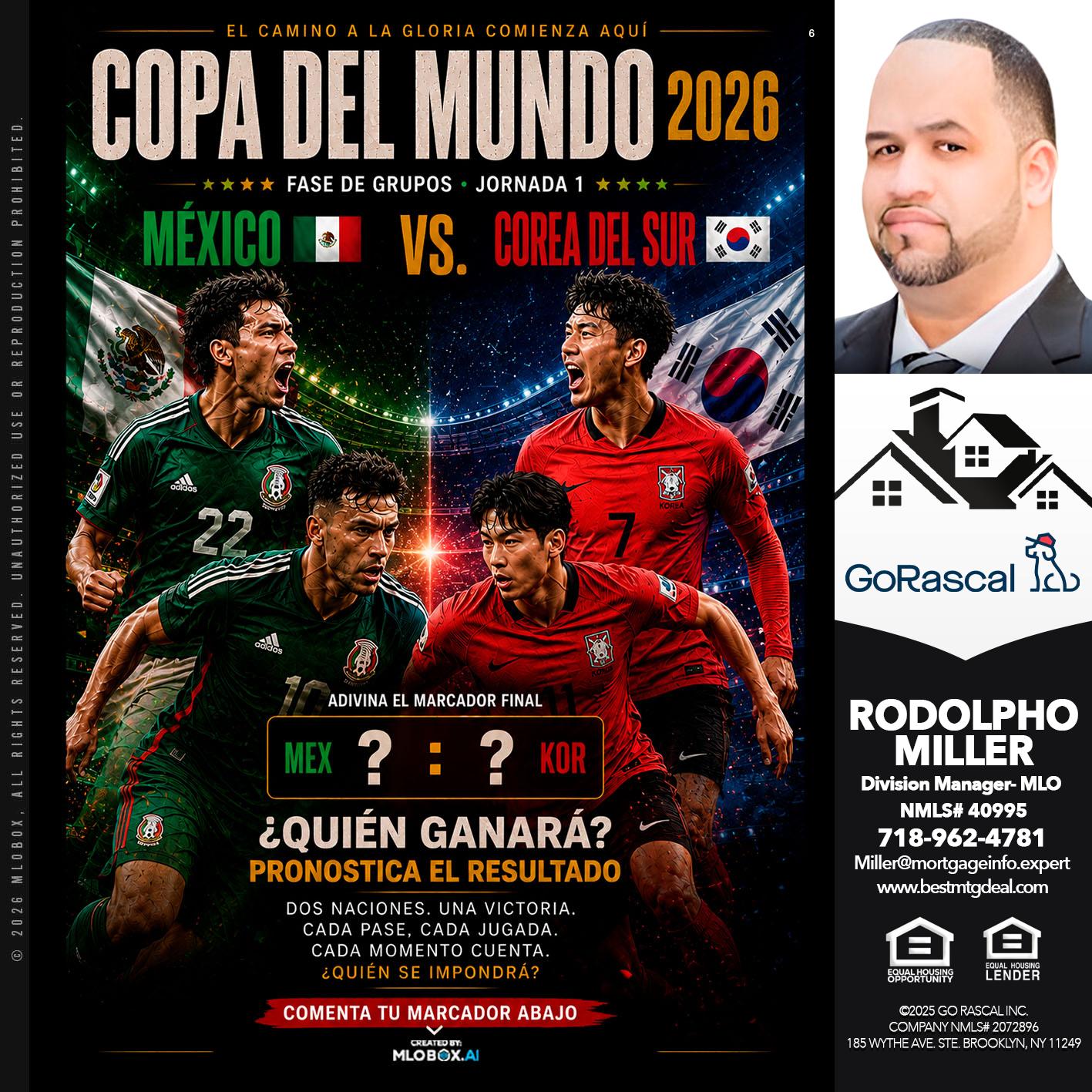 COPA DEL MUNDO 2026 - Rodolpho Miller -Division Manager- MLO