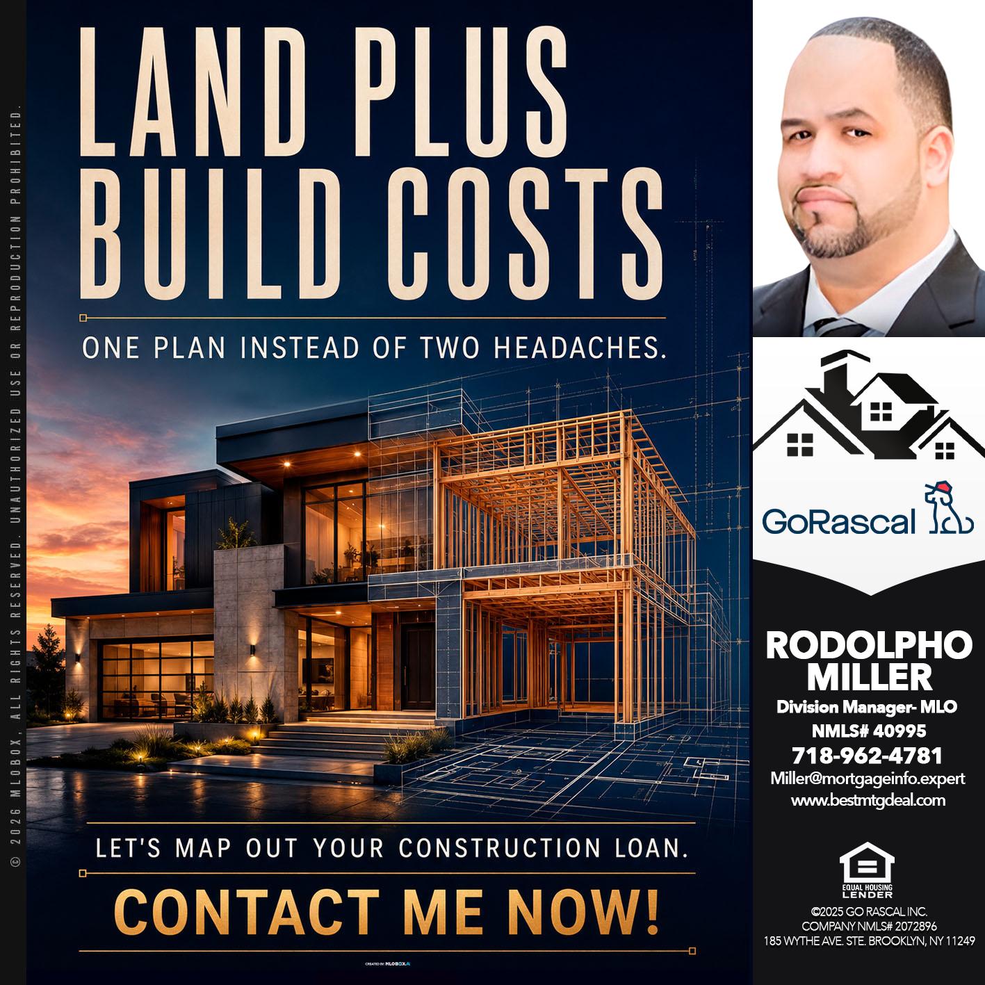 LAND PLUS - Rodolpho Miller -Division Manager- MLO